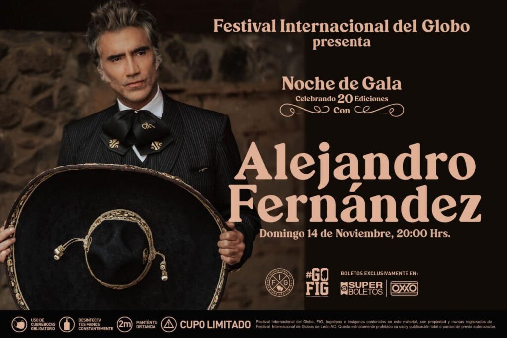 Festival Internacional del Globo celebra 20 años con una gala a cargo de Alejandro Fernández